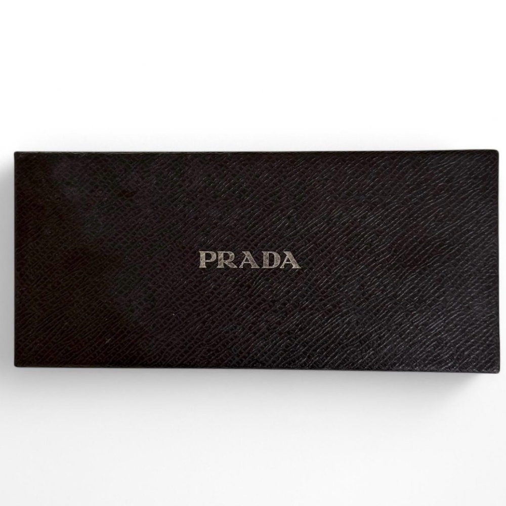 Prada Black & Gold Detailed Glasses